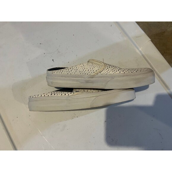 Vans slip on shoes white snake skin print size 5 women 3.5 men - Picture 4 of 7